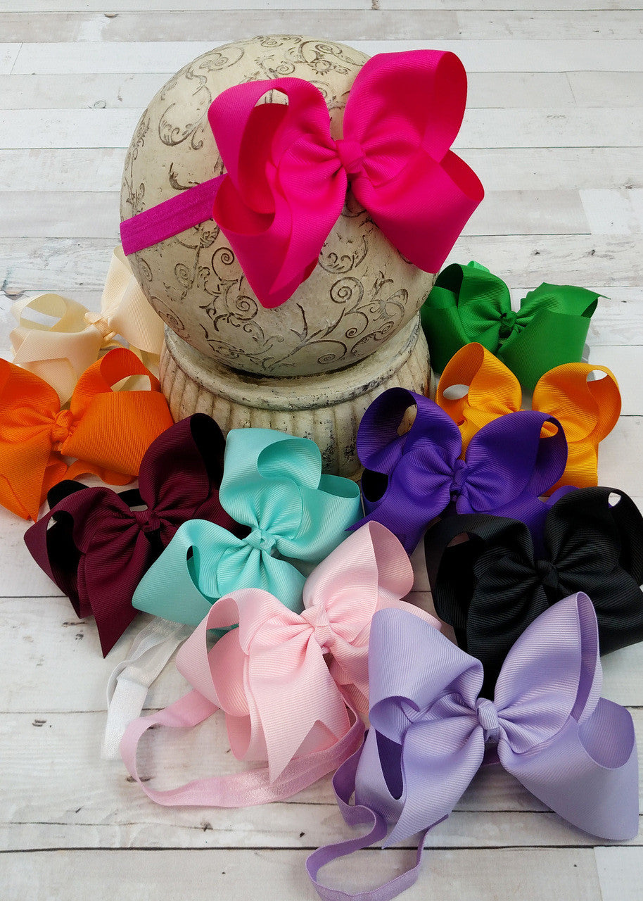 Assortment of hot headband bows