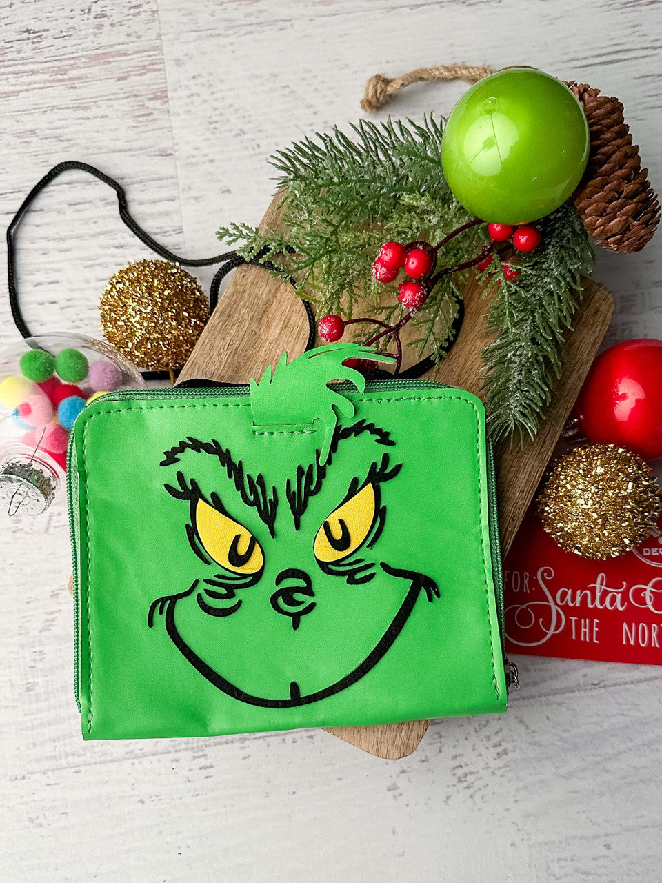 Grinch purse, grinch offers sayings purse, grinch hobo style purse, womans purse, christmas purse, grinch shoulder bag, grinch hobo bag, purse, bag