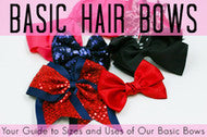 Basic Hair Bows | Your Guide to sizes and uses of all our Basic Bows