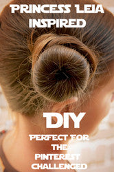 Easy DIY Princess Leia Inspired Double Buns