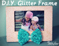 DIY Glitter Frame