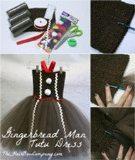 Gingerbread Man Tutu Dress