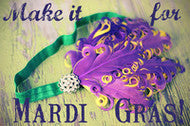 Fabulous Mardi Gras Headband!