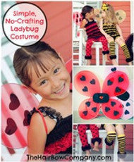 Easy Bumblebee and Ladybug Costumes