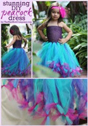 Peacock Tutu Dress