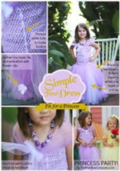 Simple First Princess Dress