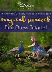 A Magical Peacock Tutu Dress Tutorial