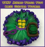 Purple Ninja Turtle Tutu Dress Tutorial | How To Make A Ribbon Edged Tutu Dress