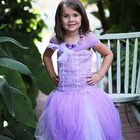 Lavender Princess Tutu Dress Tutorial