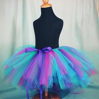 Peacock Easy Ribbon Tie Tutu Tutorial