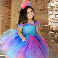 Cotton Candy Troll Tutu Dress