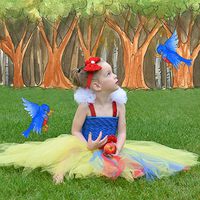 Snow White Tutu Dress Tutorial