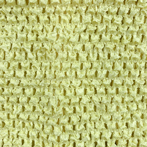 Light Yellow Lined Crochet Tutu Top