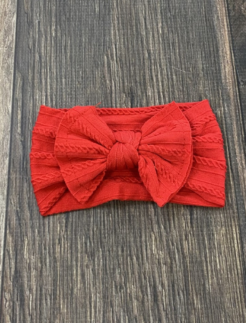 Cable Knit Bow Headbands