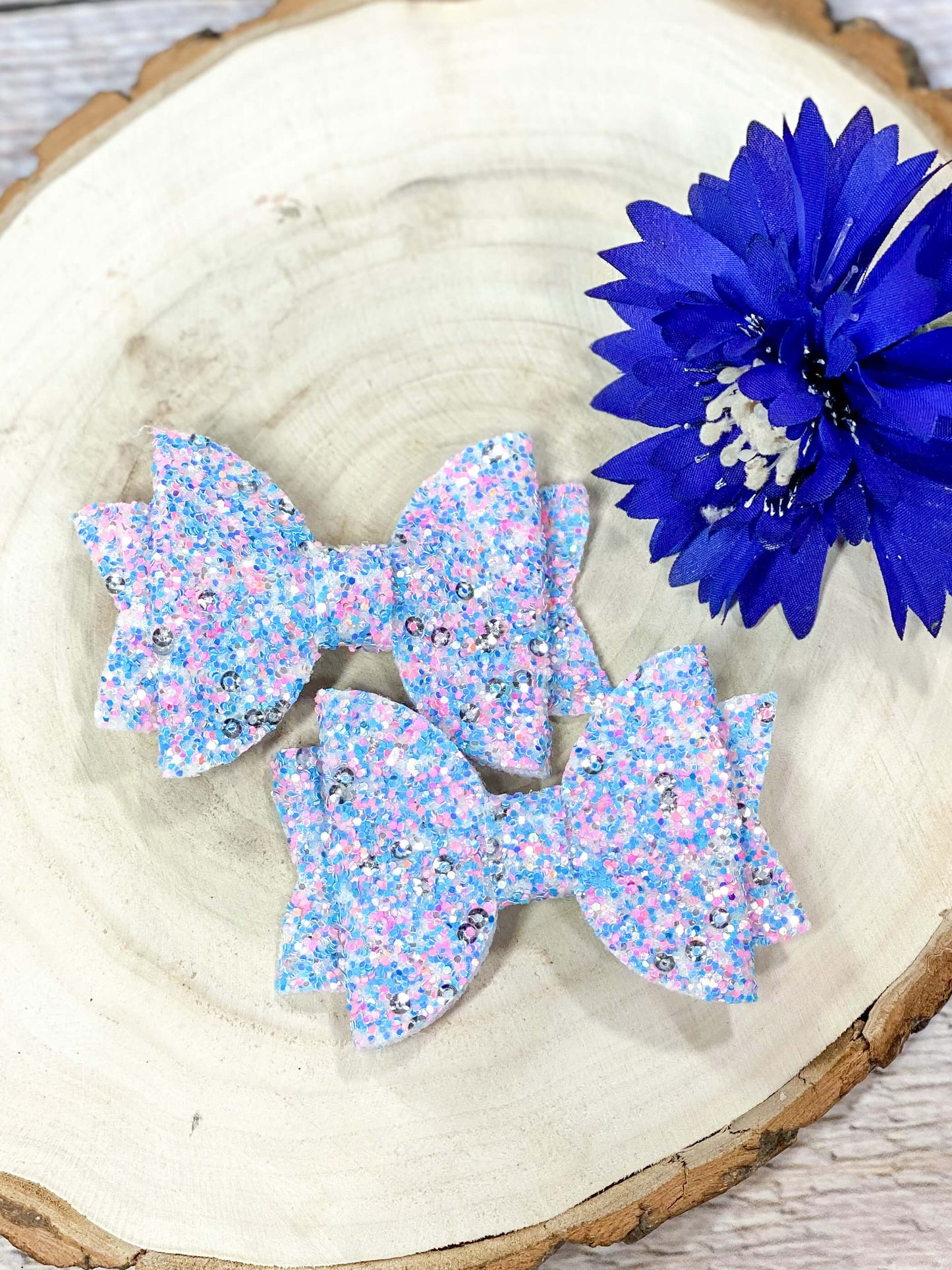 Glitter Bows - Set of 2