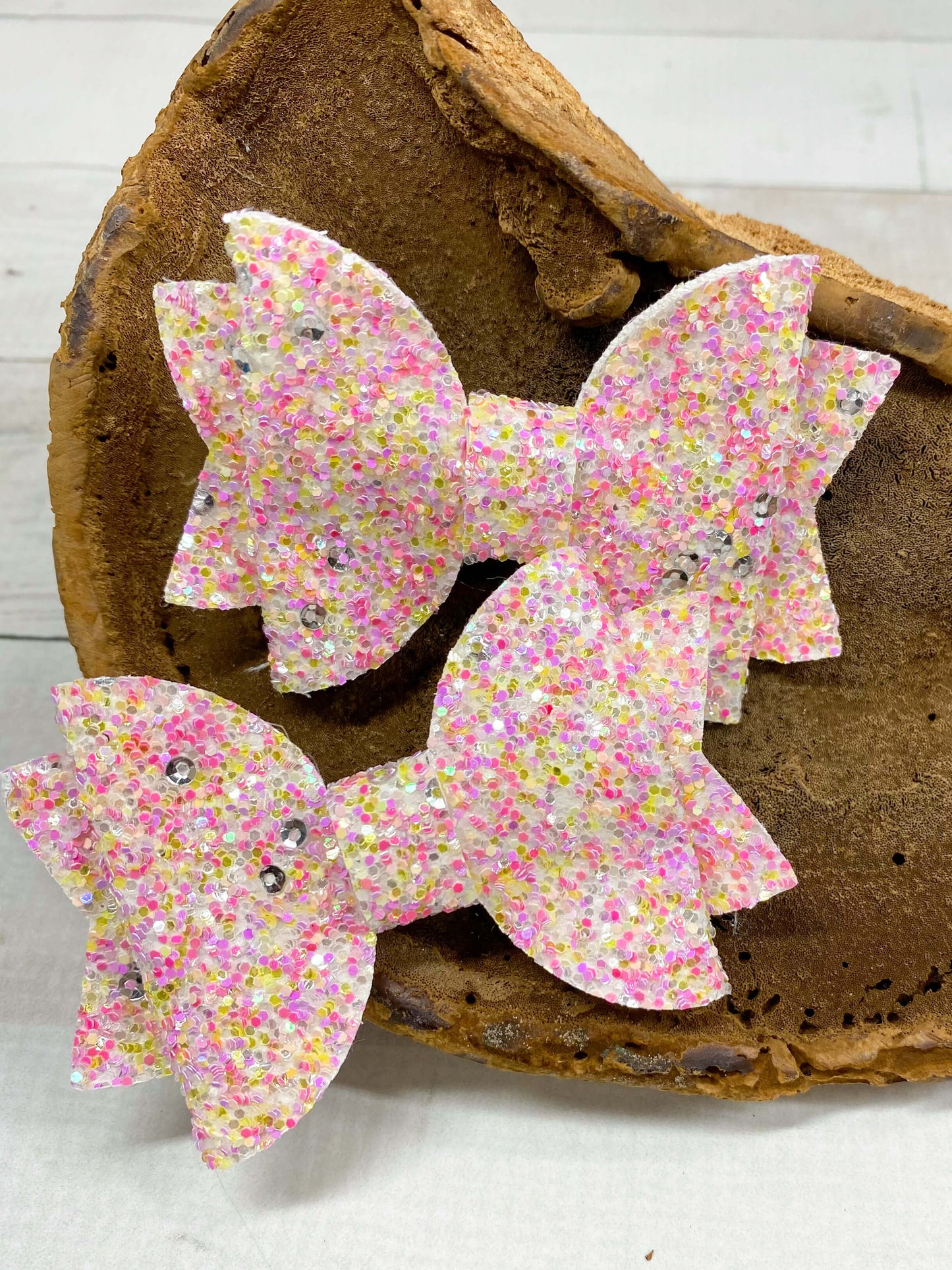 Glitter Bows - Set of 2