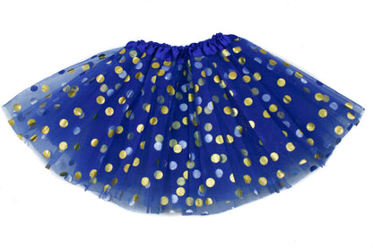 Plus Size Gold Dot Tutu Skirt for Adults (XL-3XL)