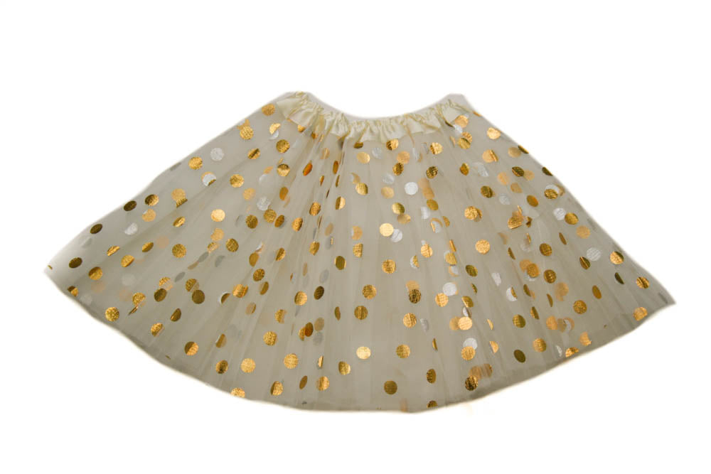 Gold Polka Dot Adult Tutu