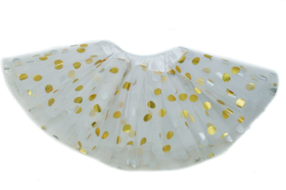 Gold Polka Dot Adult Tutu