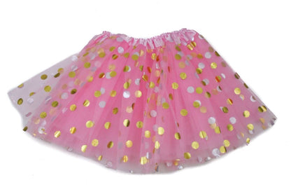 Gold Polka Dot Adult Tutu