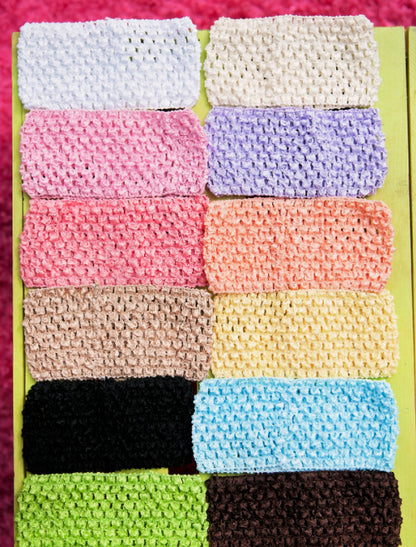 Crochet Headband 2.75" Variety Packs - One Dozen