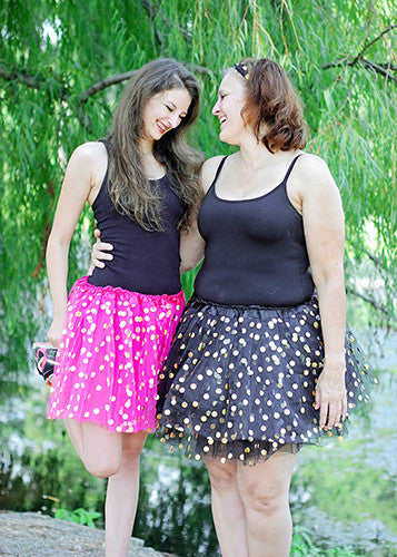 Gold Polka Dot Adult Tutu