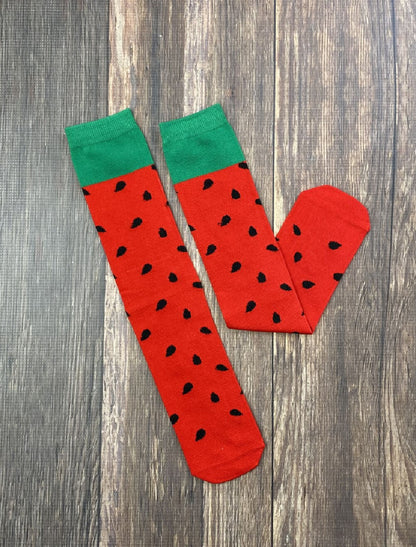 Strawberry Tube Socks