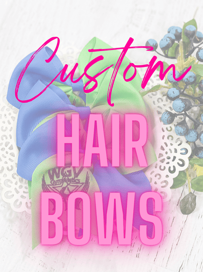 Custom Cheer Bows - Custom Hair Bows