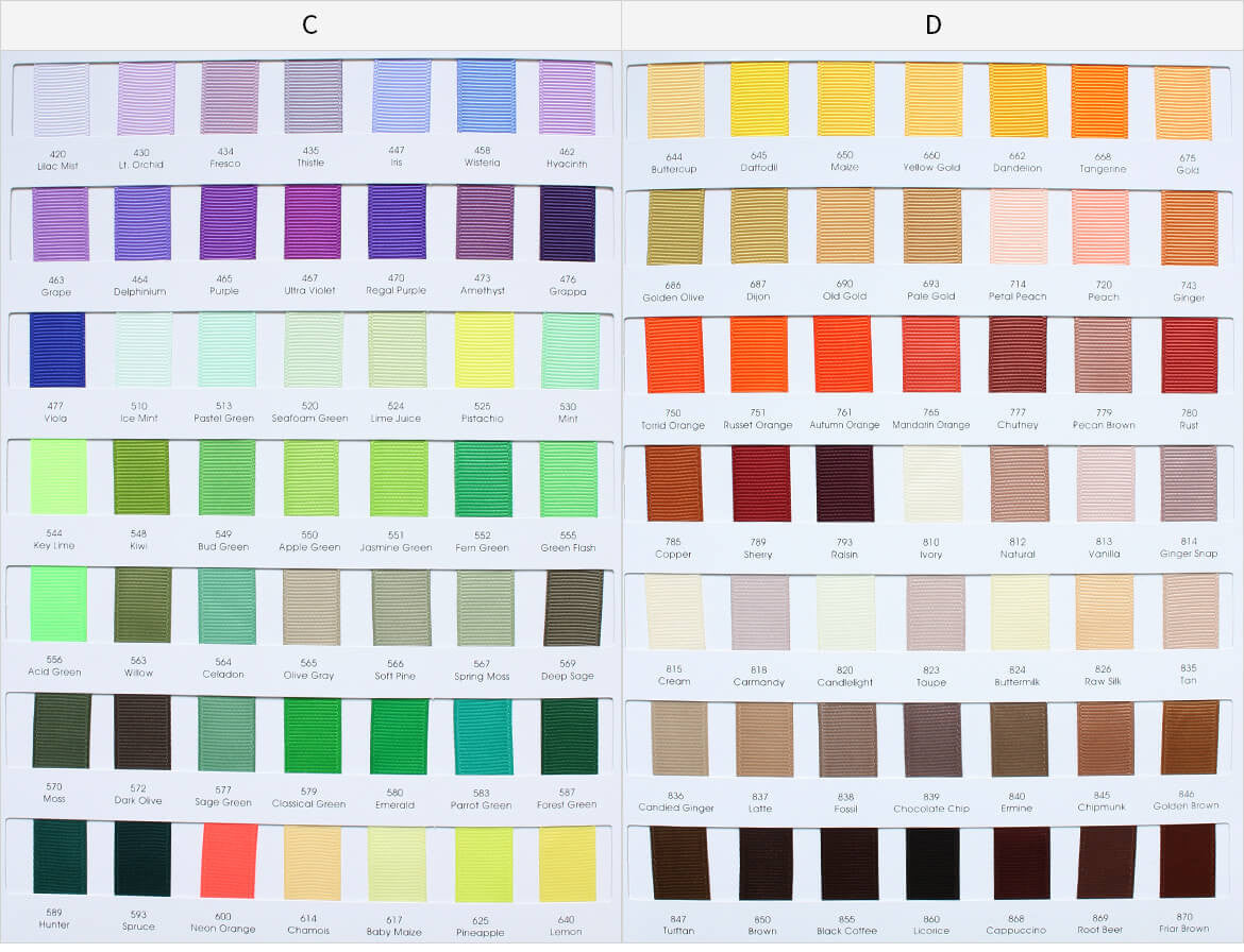 Color chart 2