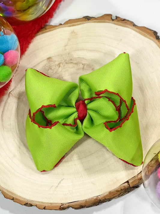 Lime moonstich bow