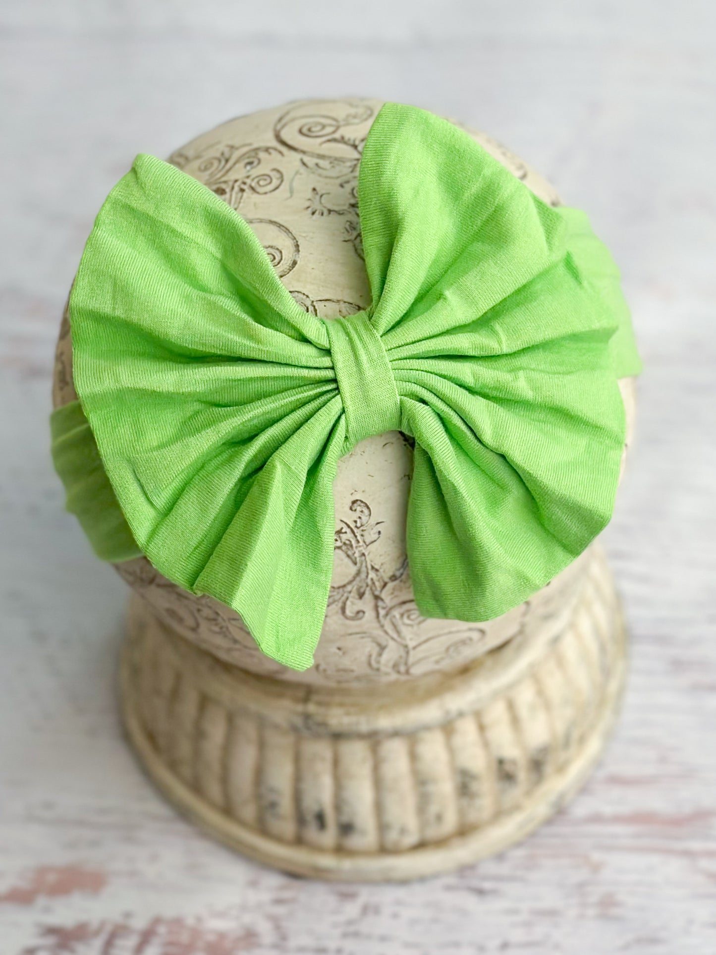 Solid Fabric Bow Headband