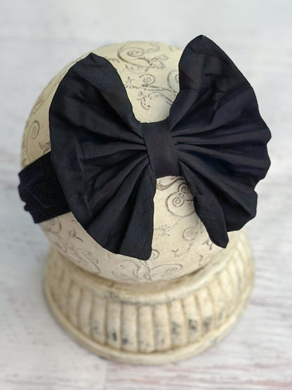 Solid Fabric Bow Headband