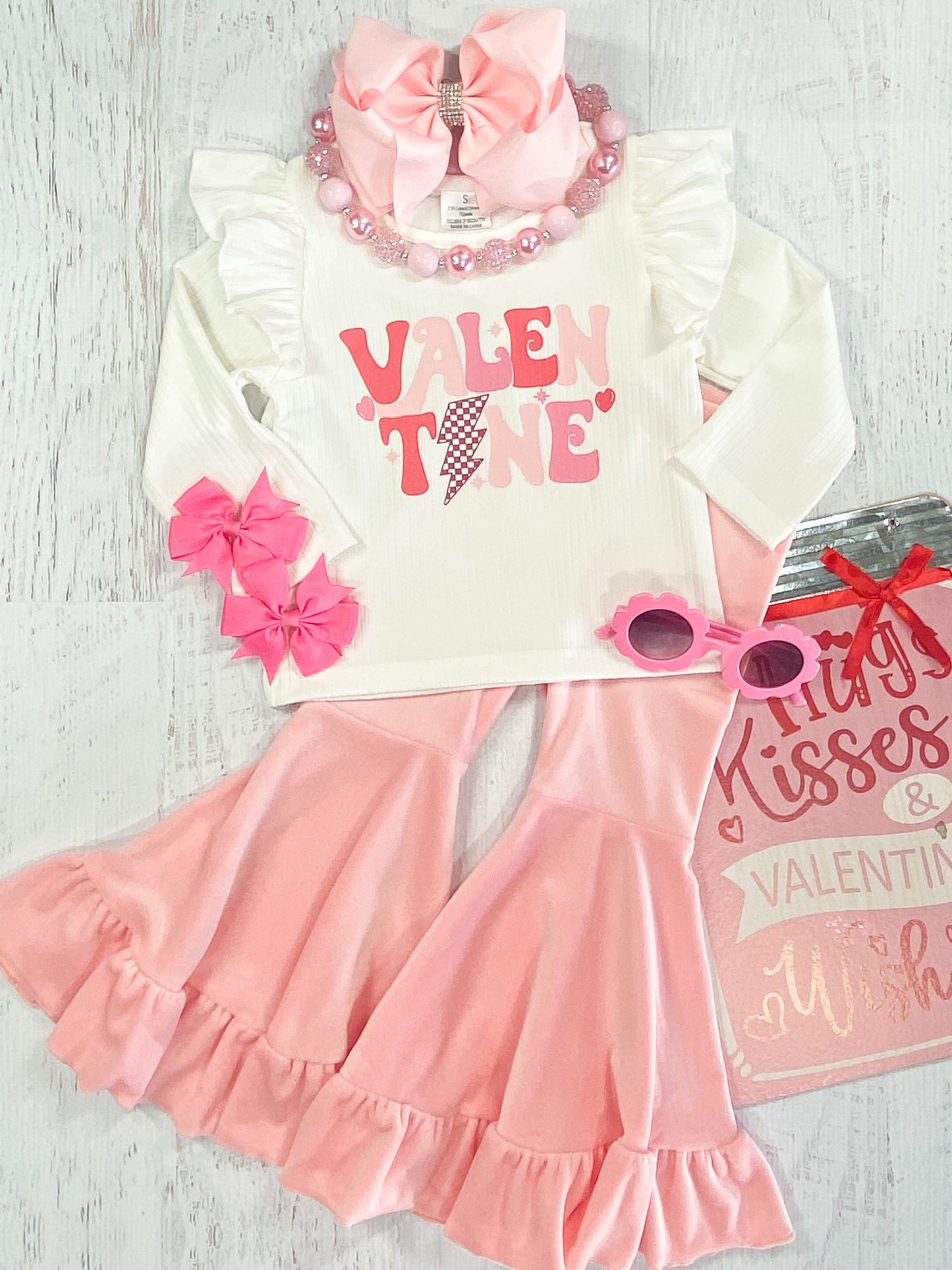 Valentine Lightening Bell Bottom Set