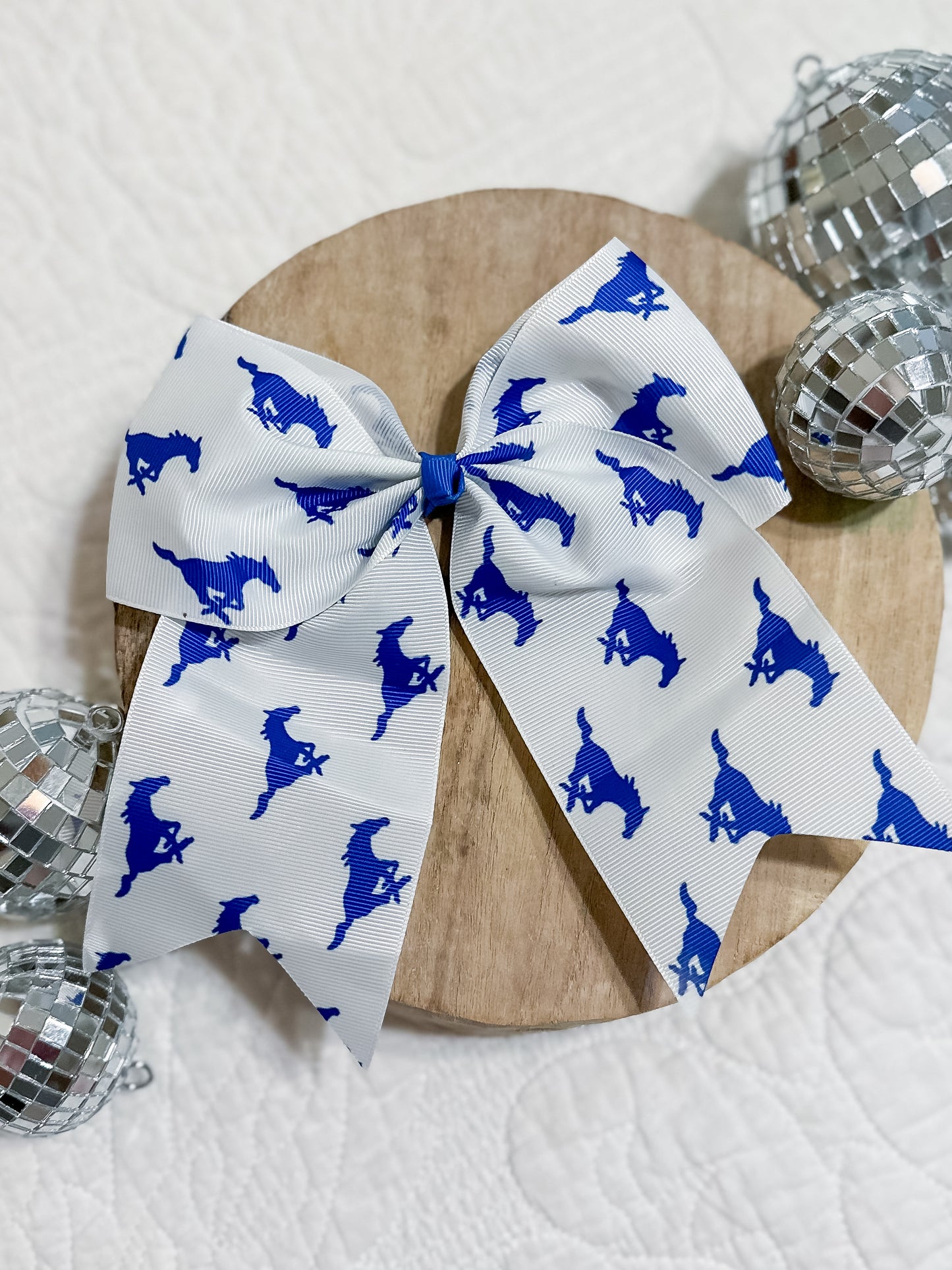 Friendswood Mustang Cheer Bow