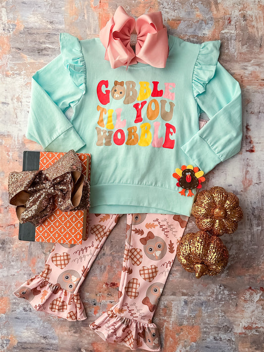 Gobble 'Til You Wobble Leggings Set