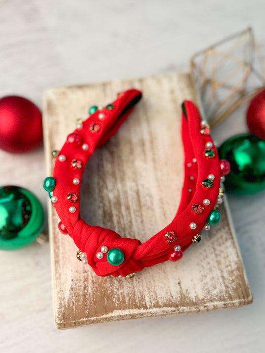 Jingle Bells Red Headband