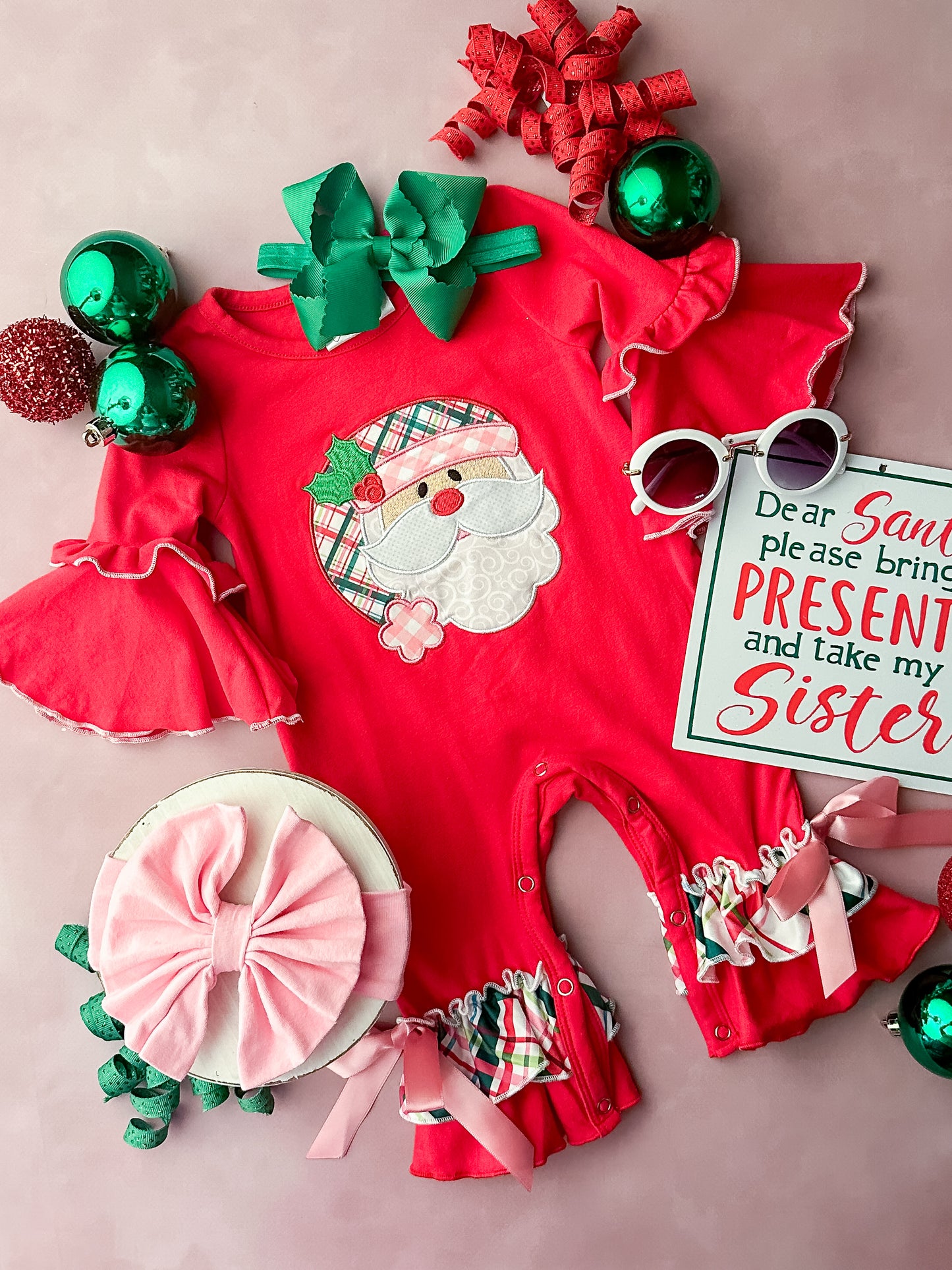 Santa's Little Helper Infant Romper