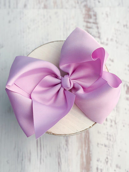 lavender texas size hair bow