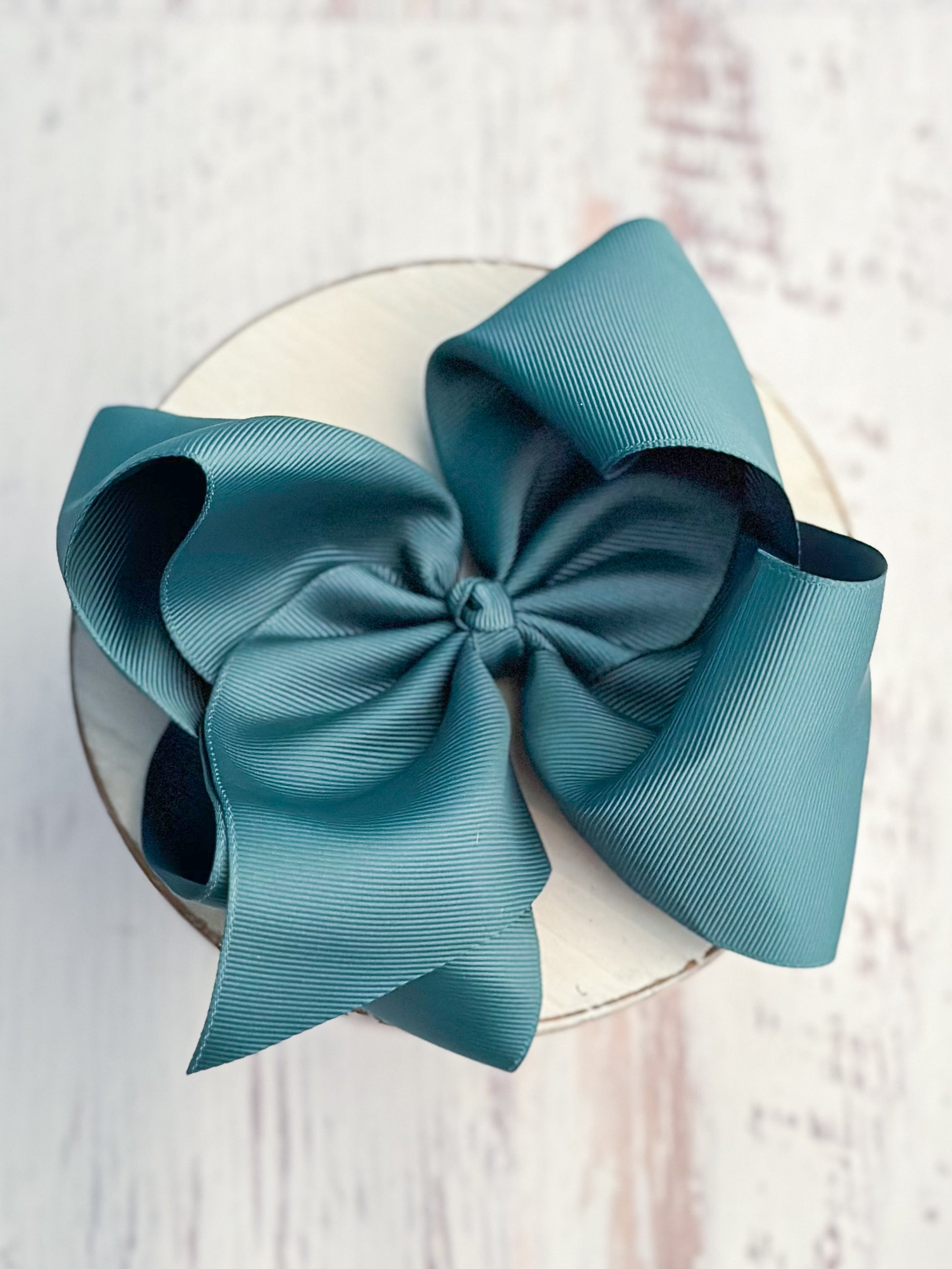 hunter green texas size hair bow