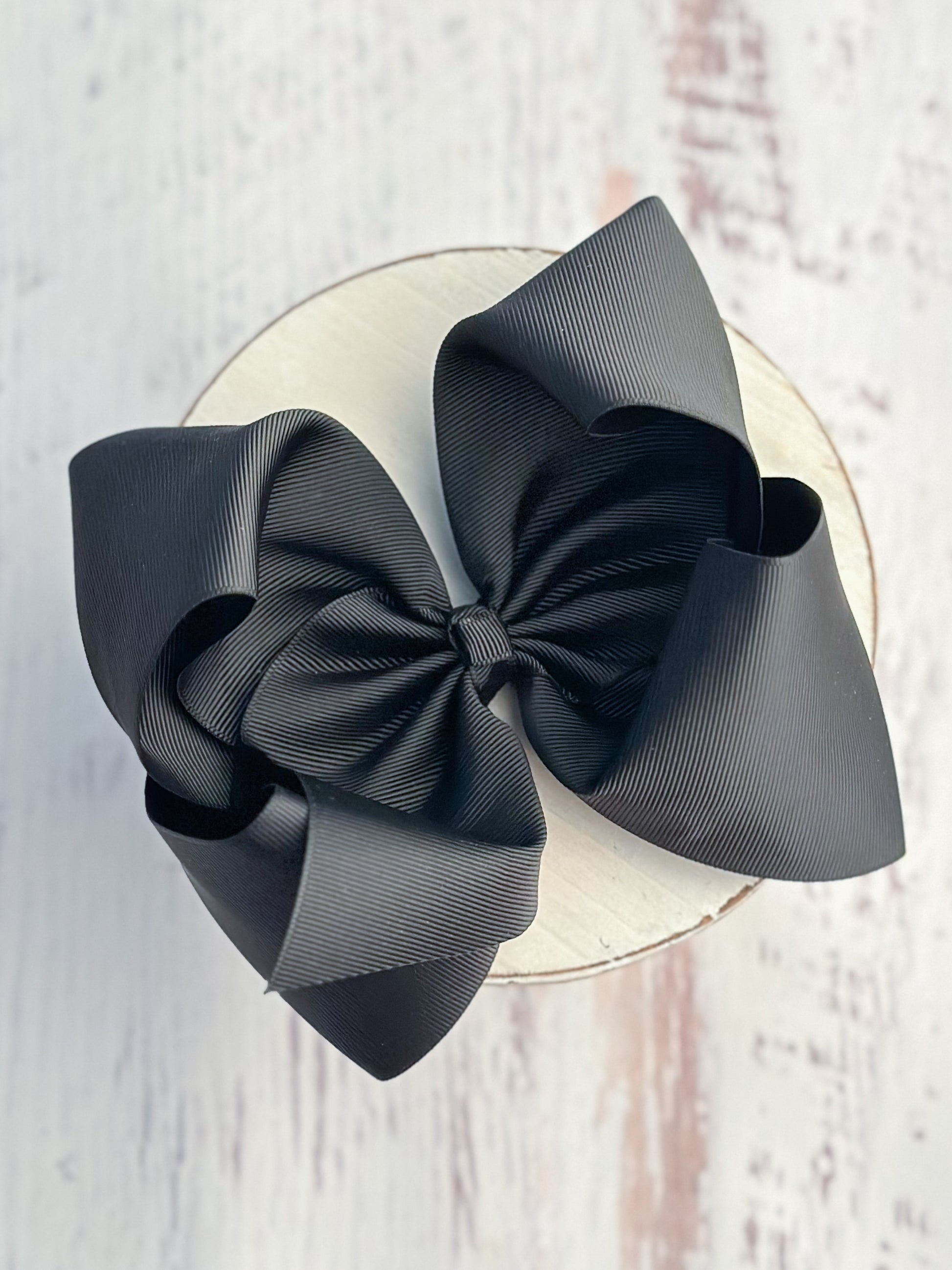 black texas size hair bow