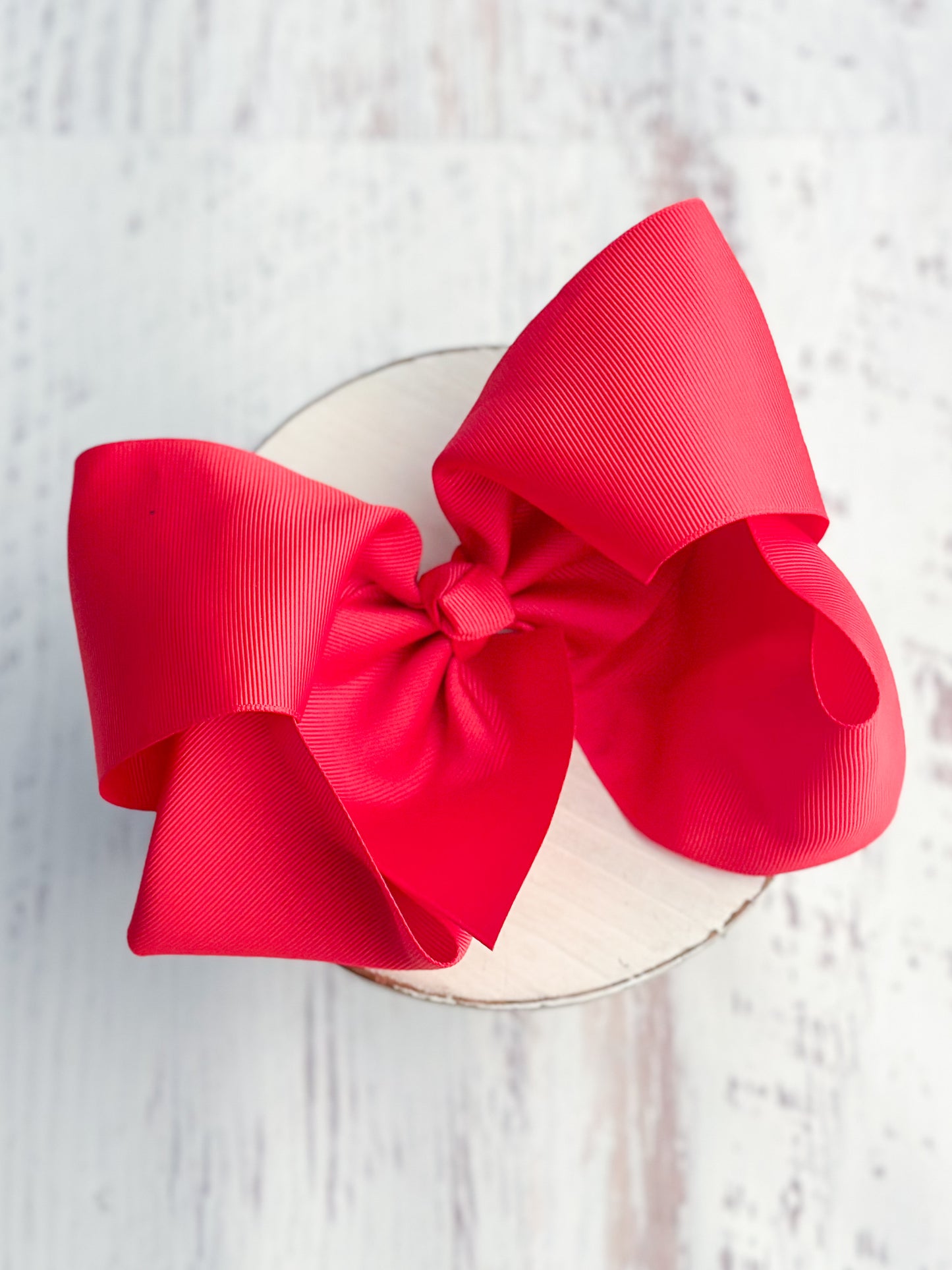 red texas size hair bow