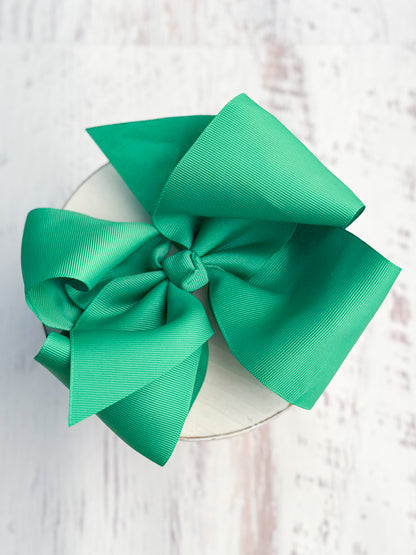 emerald texas size hair bow