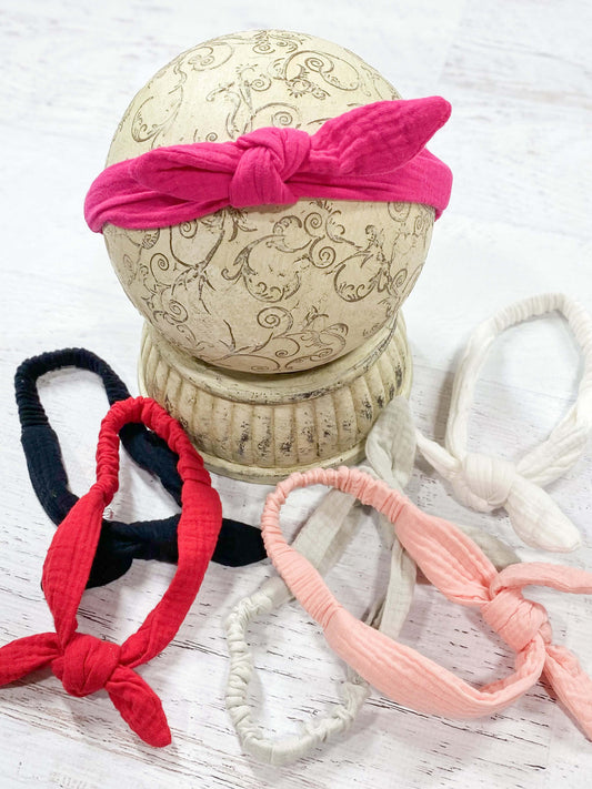 Knot headbands available in 6 colors