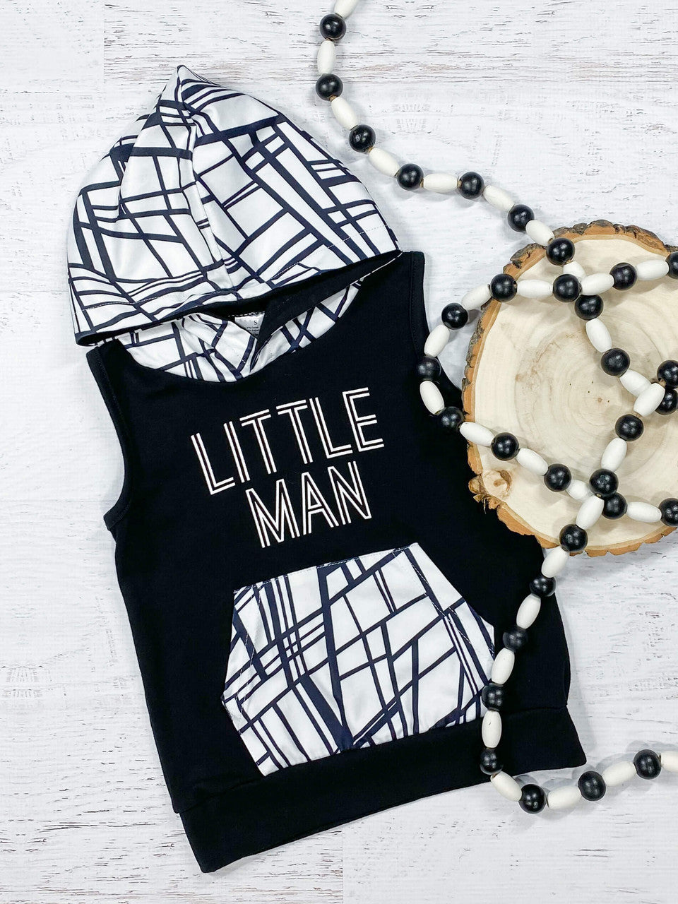 Little Man hooded tank