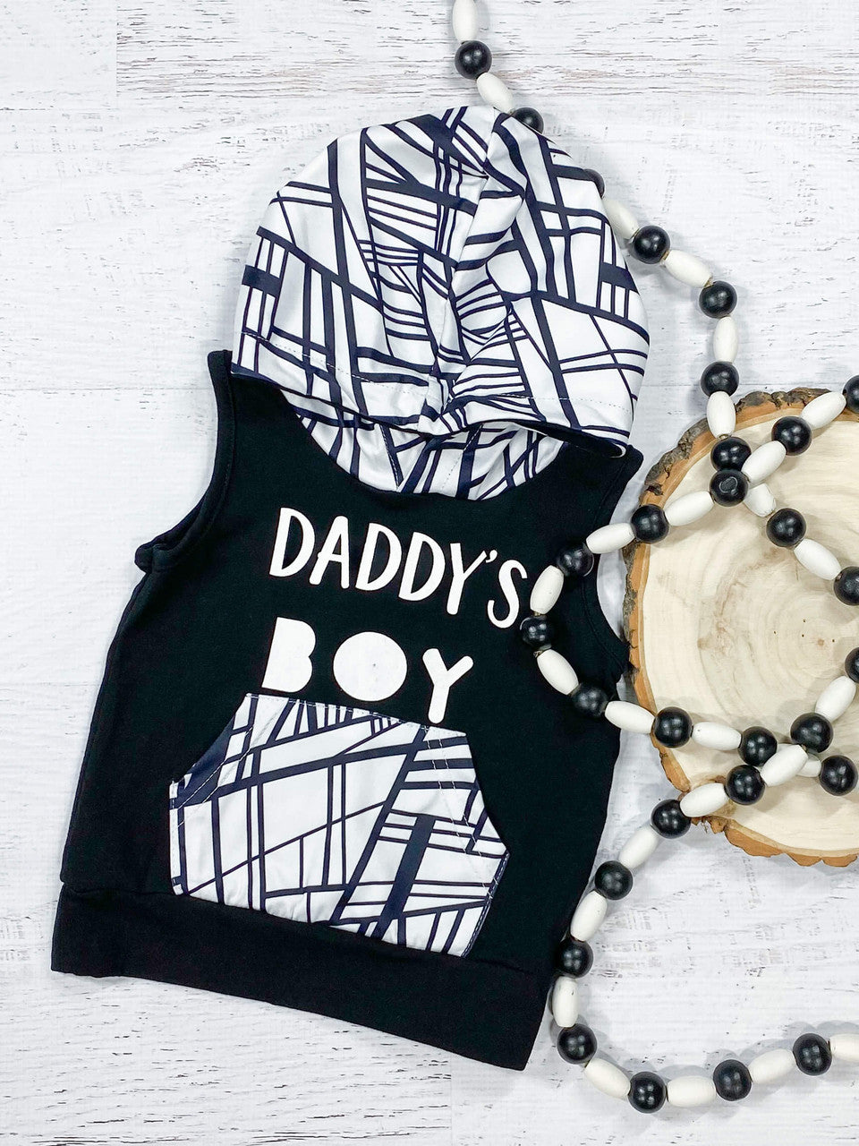 Daddy's Boy hooded tank