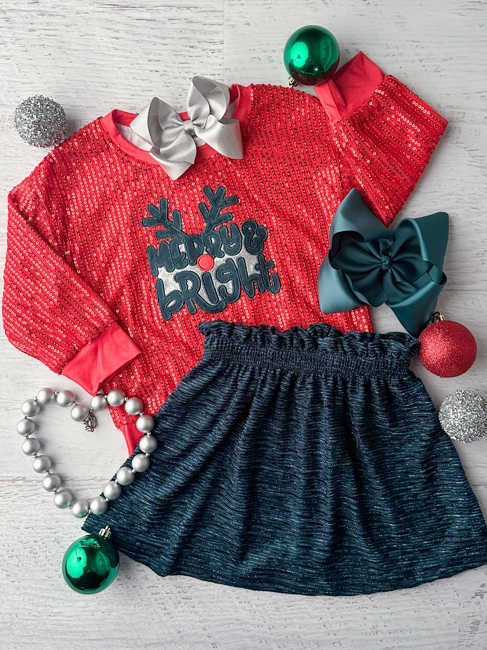 Merry & Bright Skirt Set