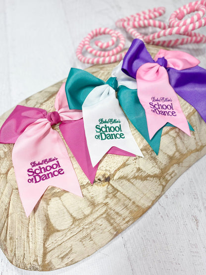 Custom cheer bows