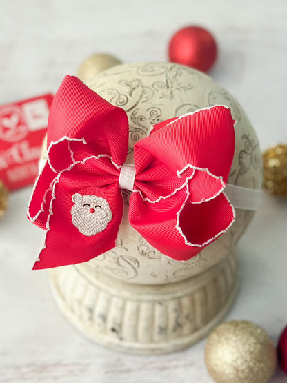 Santa Bow headband