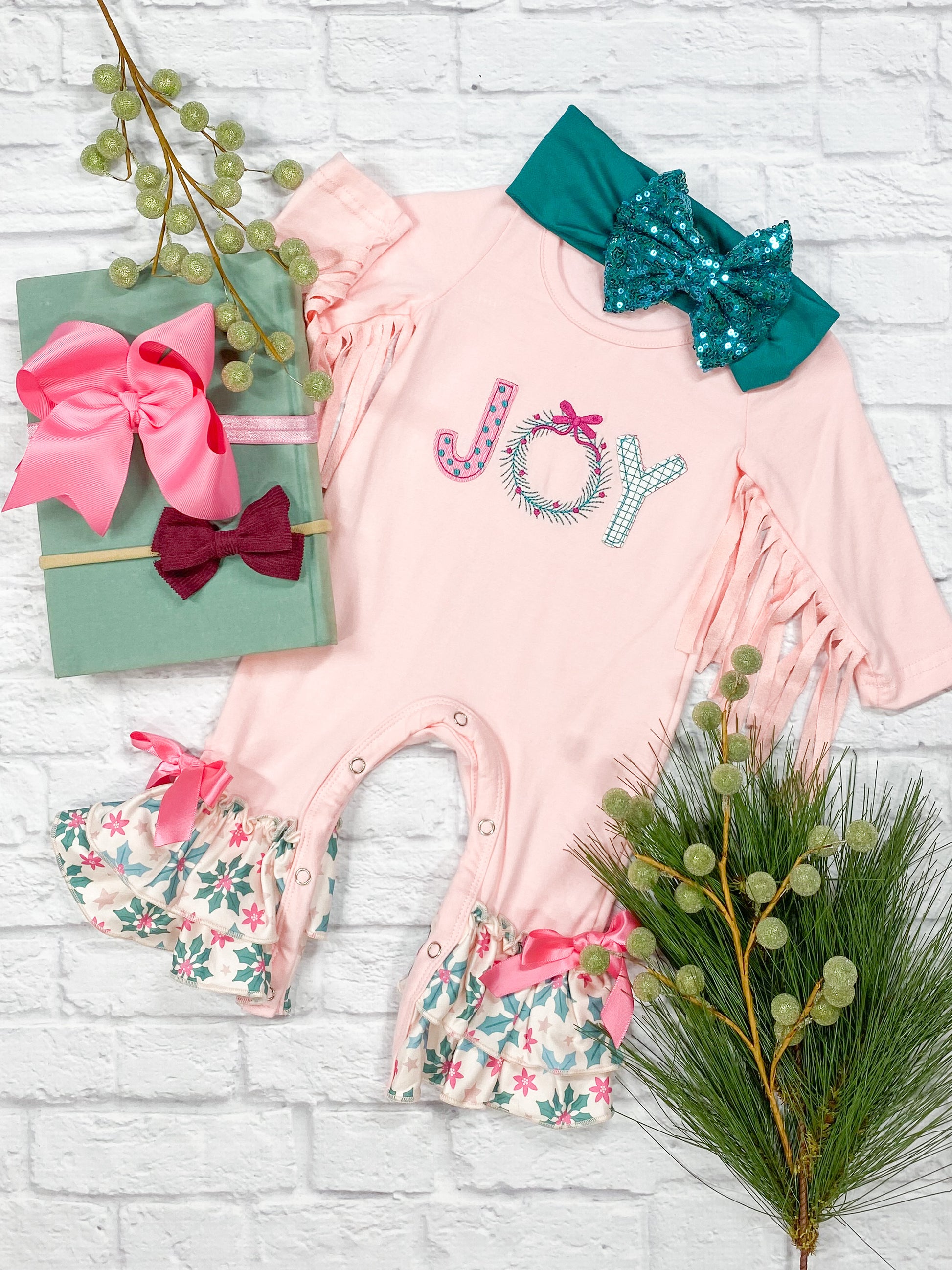 JOY Fringe Infant Romper