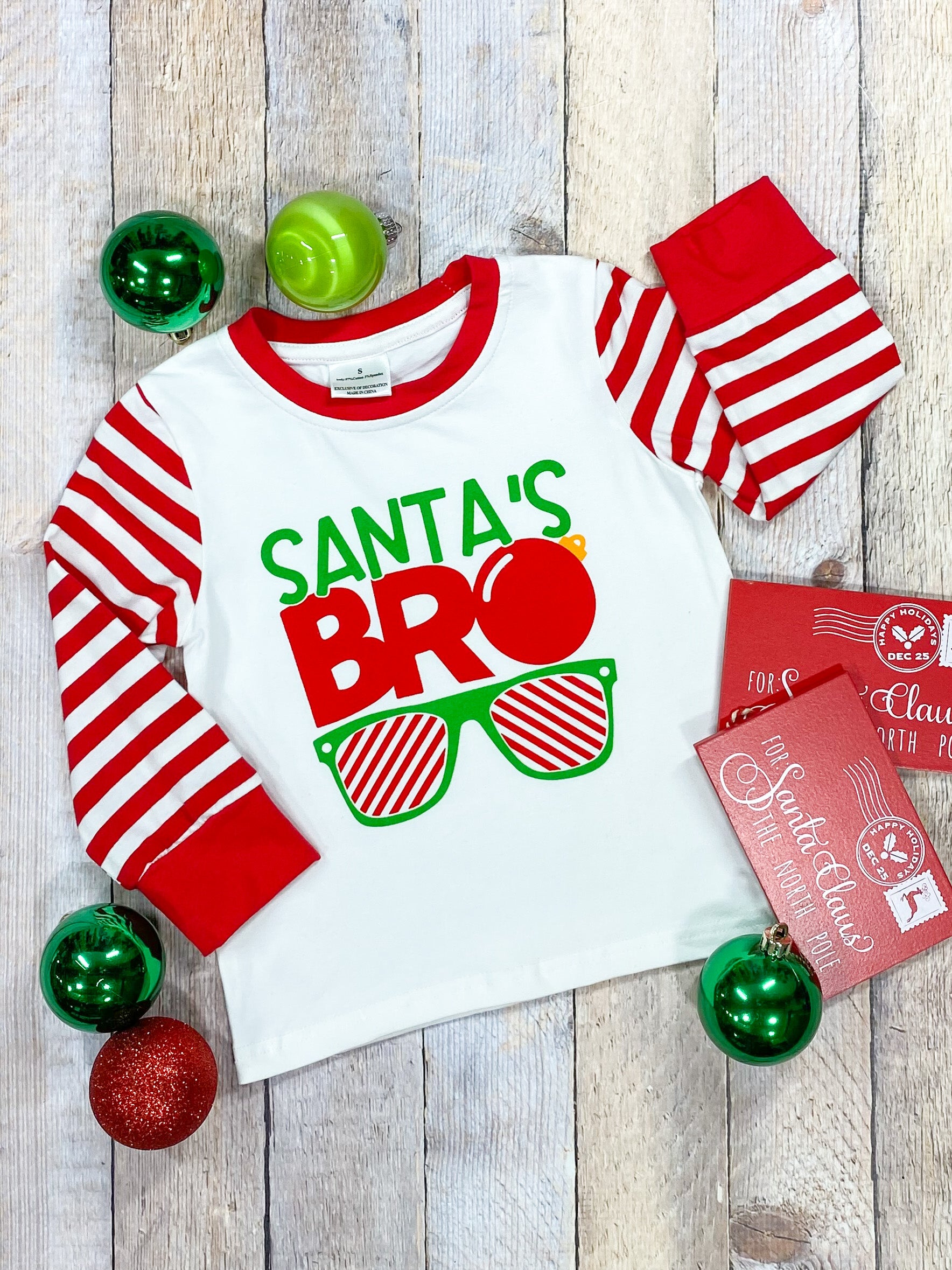 Santa's Bro Boy's Top